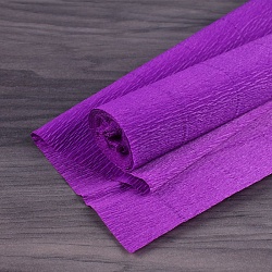 бумага гофрированная поделочная 50*200см фиолетовая "darvish"