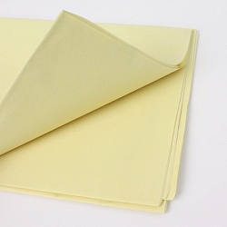 бумага тишью бледно-жёлтая