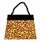 Блокнот-сумочка  8,5*12см 36 листов с леопардовым узором 