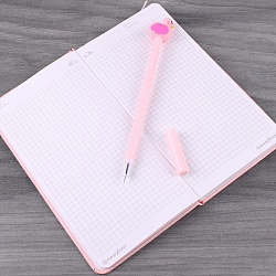 Блокнот  10*18см 80л с рисунком 3D "Фламинго" с ручкой ассорти (УЦЕНКА)