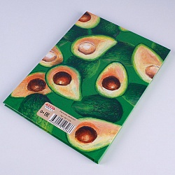 ежедневник  недатированный  а5  80л. "рисунок авокадо" глянц. ламинация