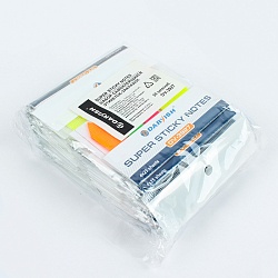 набор самоклеящих этикеток-закладок (4*25) "darvish" пластиковые ассорти